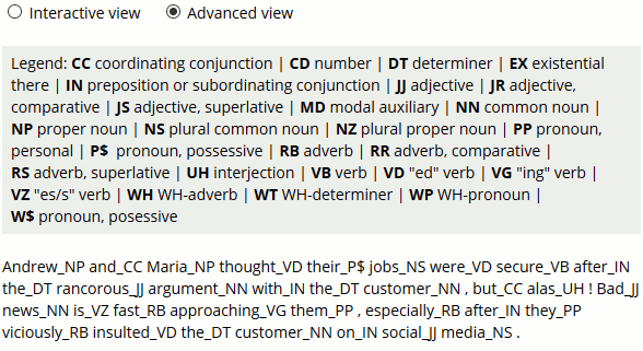 pos advanced view