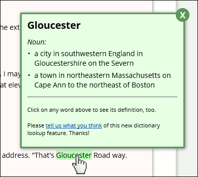 gloucester definition