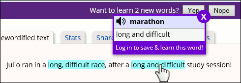 marathon as adjective